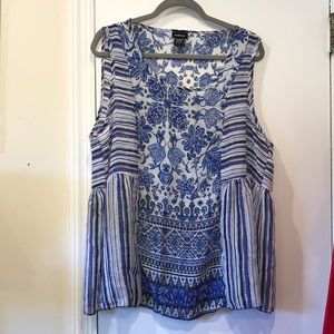 Torrid size 1 sheer top.